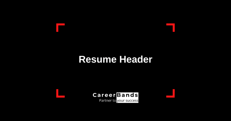 Resume Header: Why do You Need a Resume Header? Resume Header: Why do You Need a Resume Header?