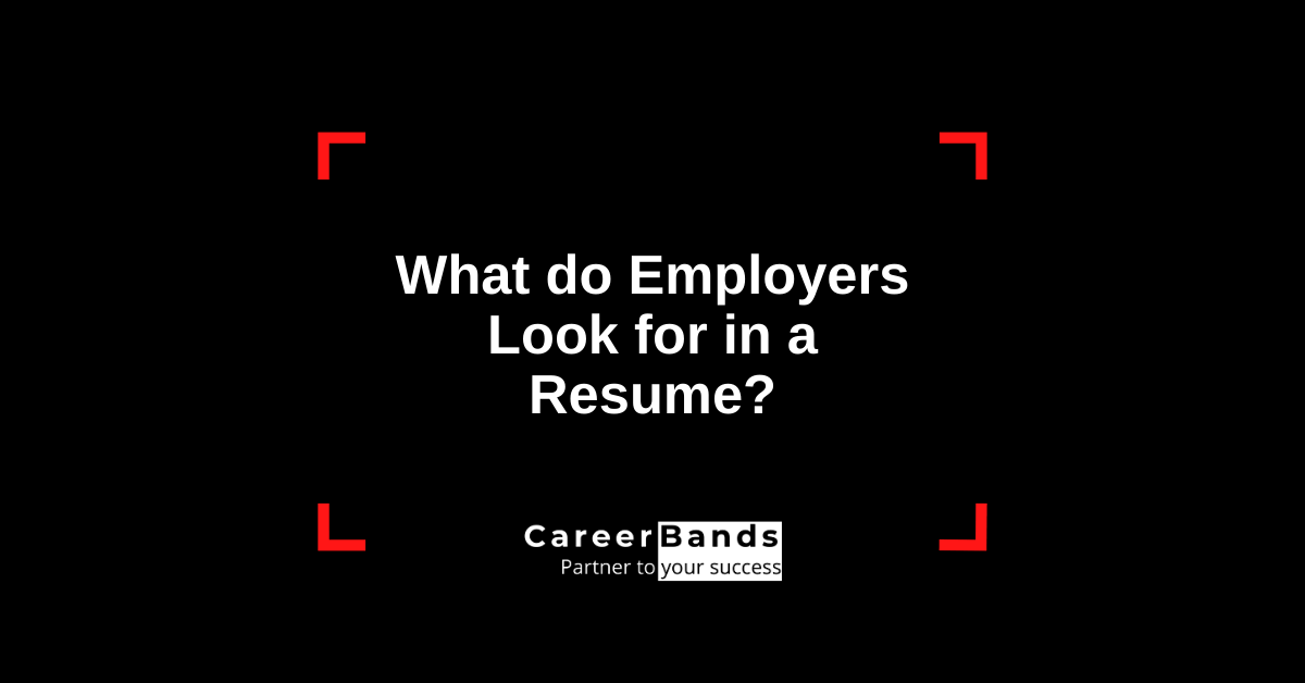 What do Employers Look in a Resume