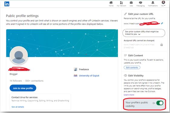 how to hide your profile from someone on linkedin